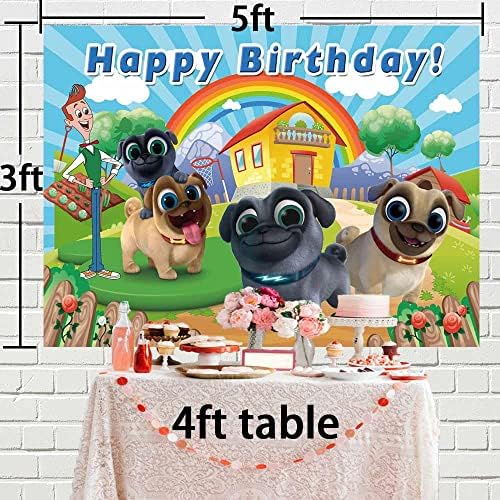 Puppy Dog Pals pozadina za rođendanske potrepštine za djecu pozadina Banner zalihe dekoracija 3x5Ft