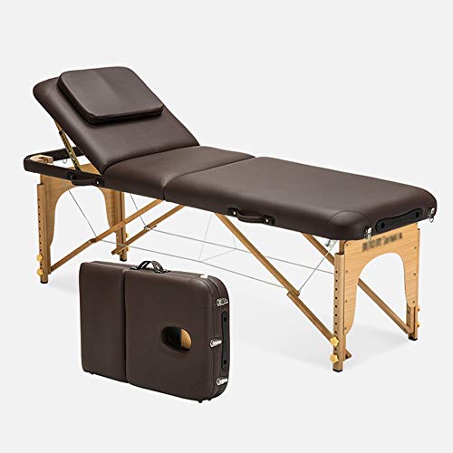 LJHA sklopivi masažni krevet, Beauty Tattoo krevet od punog drveta prijenosni sklopivi podizni stol za besplatnu instalaciju fizioterapijski