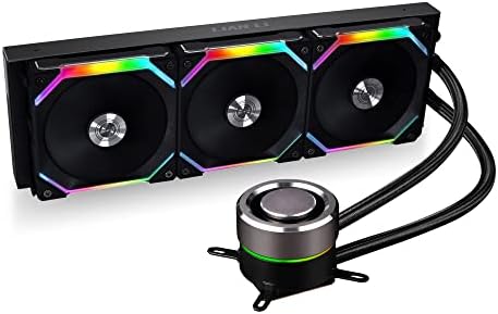 Lian Li Galahad AIO 360 RGB Uni Fan SL120 izdanje crno-Dual 120mm adresabilni RGB ventilatori AIO CPU & UNI Fan SL-Infinity 120 RGB Trostruki paket crni sa kontrolerom-UF-SLIN120-3B