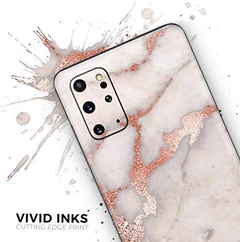 Dizajn Skinz Rose Pink Marble & Digital Gold Frosted folija V2 Zaštitni vinil naljepnica zamotavanje kože Kompatibilan je sa Samsung