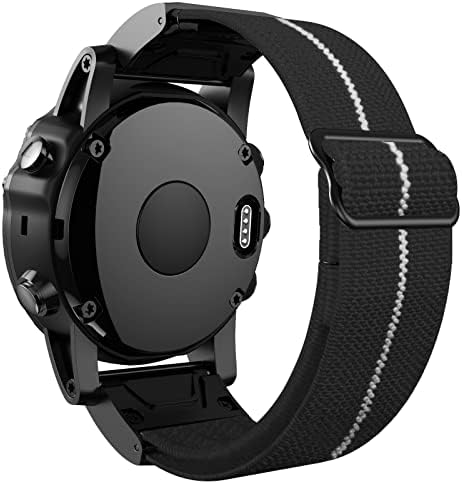 BKUANE SMART WATTER najlonske elastične trake za petlje za Garmin Fenix ​​7 7x 5xplus 6xPRO / MK2i 3HR Zamjenski zamena nosača narukvica narukvica 26mm