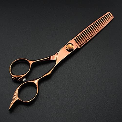 Škare za rezanje, 6inch Professional Japan 440C brončane škare za kosu Thaning Barber Frizura Scizore za rezanje kose Frizerski salon