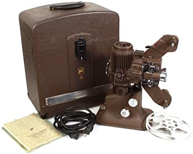 Art Deco Movie Projektor 16mm W / sijalica, koluta, futrola - odličan propor ili displej