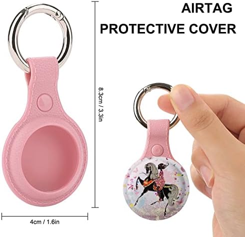 Khokhloma konj djevojka TPU slučaj za AirTag sa privjesak za ključeve zaštitni poklopac Air Tag Finder Tracker pribor Držač za ključeve