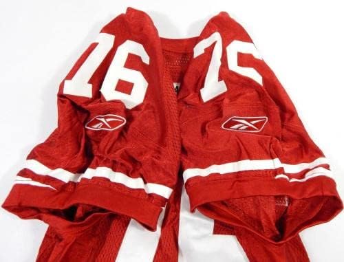 2011 San Francisco 49ers Anthony Davis # 76 Igra izdana Crveni dres 48 DP41200 - Neincign NFL igra Rabljeni dresovi