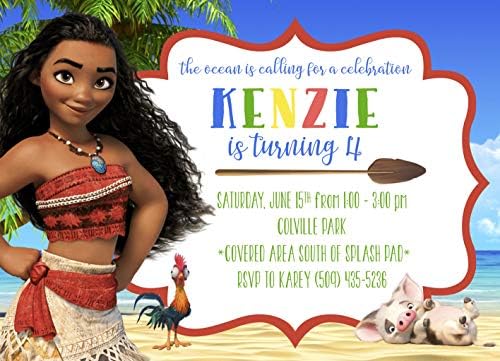 Moana i prijatelji Personalizirani poziv za zabavu