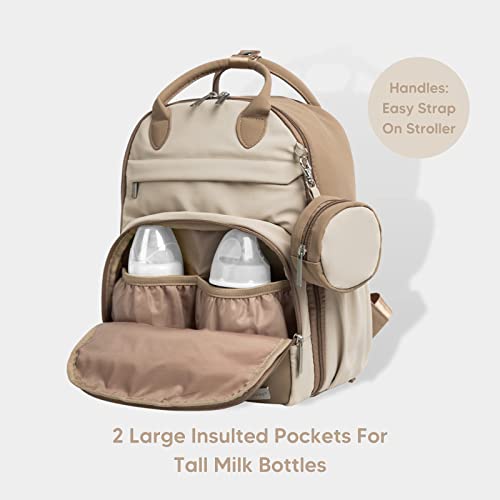 Keababies Back backpack i paket za pranje za bebe - multifunkcionalne putne pelene zadnje pakete - ručnik za lice za bebu, odrasle