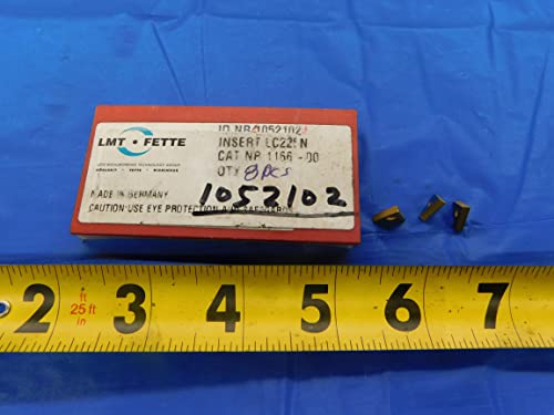 8kom Novi LMT FETTE LC225N kalaj obloženi karbidni umetci za okretanje INDEKSIRAJUĆI alat-MB6756AE2