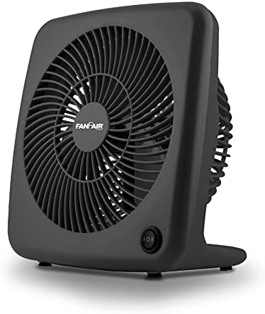 FanFair 7-inčni ventilator sa dvostrukom brzinom lični ventilator, tiho hlađenje, siguran za upotrebu u spavaćoj sobi, kući ili kancelariji,