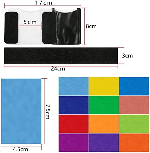 GELRHONR 12kom gel Filter u boji, Filter u boji blica na kameri, univerzalni Filter za Gel za korekciju Blica kamere sa fiksnom trakom i torbom za odlaganje-šareno