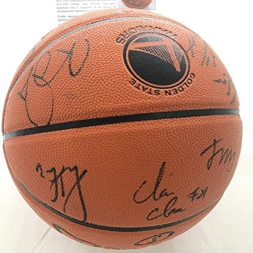 2015-16 Warriors tim potpisao košarkašku PSA / DNK autograpnutu loptu
