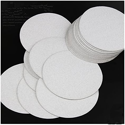 Sander brusni papir 20 4-inčni diskovi sa bijelim okruglim sehim saskim od 100 mm, brusnica 60-1000 diskovi kuke i petlje, za poliranje