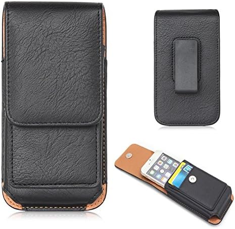 Vertikalna executive Cell futrola sa kaišem za kaiš za kaiš za holster za iPhone 13 Pro iPhone 11 Pro Samsung Galaxy S22 S21 Fe S10E GOOGEL PIXEL 5 4A 5G 3A MOTO E6 G7 Play LG Aristo 3