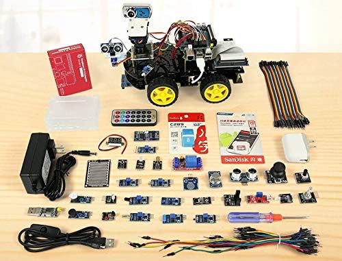 Raspberry PI Smart video robot Auto elektronička igračka kamere, grafički vizualni programski jezik podržan, daljinski upravljač UI