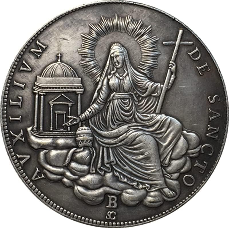 Qingfeng 1829 Talijanski novčić Čisti bakar srebrni pozlaćeni antikni srebrni dolar kolekcija za rukovanje kovanicama može se puhati