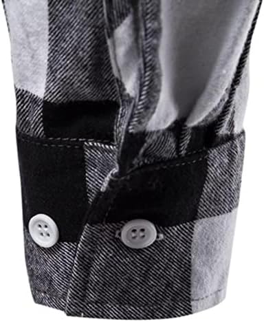 Hgoogy muns plaid hoodie pulover 2021 jesen ležerna dukserica sa džepom za prsa modna atletska odjeća