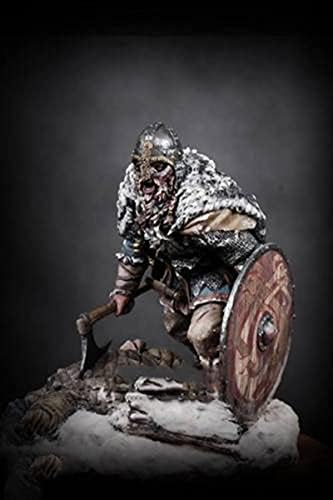 ETRIYE 75mm 1/24 smola model karaktera Ancient Viking Warrior Die Cast model Kit sa bazom / Fw379