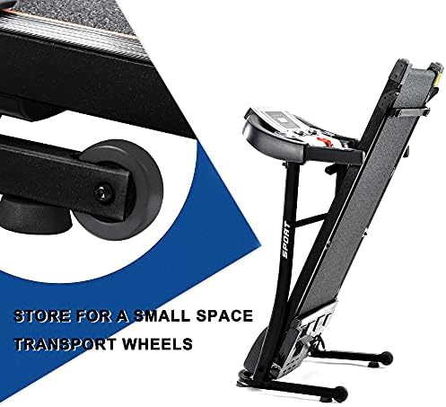 Treadmill s nagibom električne pješačke staze za staze za bicikl preklopna staza za kućnu teretanu pješačku vježbu za kućnu i ured