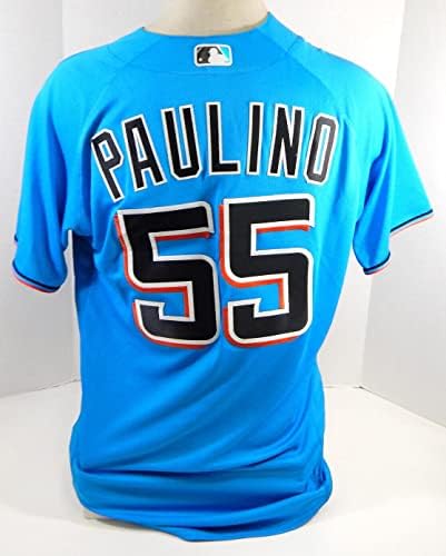 Miami Marlins Paulino 55 Igra Izdana Blue Jersey 44 DP22295 - Igra Polovni MLB dresovi