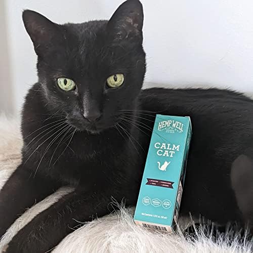 Hemp Well calm ulje za mačke-pomaže u oslobađanju od stresa i problemima u ponašanju, ublažava anksioznost, smiruje i opušta vašeg ljubimca, organskog porijekla - 2 unce
