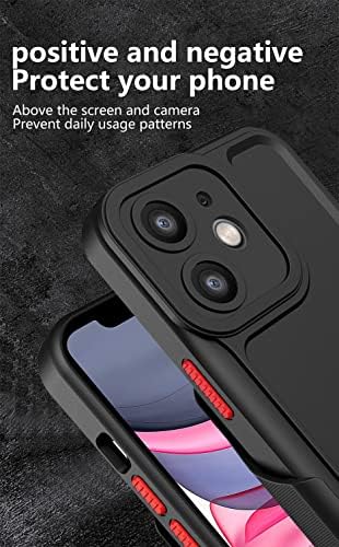 Zaštitni flip slučajevi kompatibilni sa iPhone 12 6,1inch futrolom sa kopčom, sa zatvorenim poklopcem za 360 ° okretni poklopac za