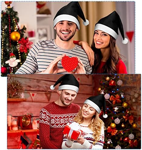 SATINIOR 12 komada Santa kape Božić netkani šešir za odmor Božić potrepštine