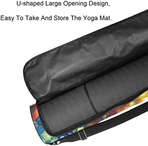 Torba za prostirku za jogu, ugrožena morska kornjača s mjehurićima za puhanje vježba za jogu Mat Carrier full-Zip Yoga Mat torba za