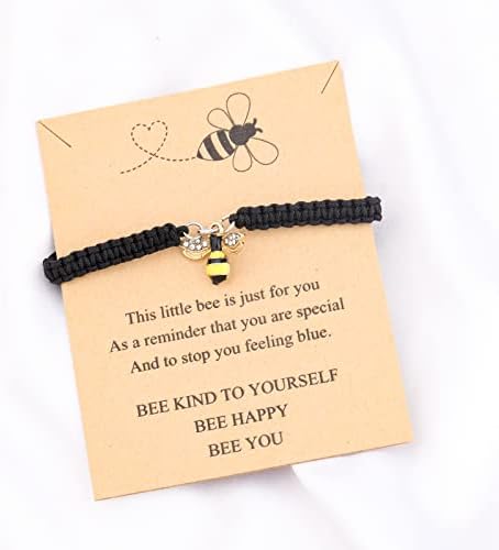 MAOFAED Bee gift Bee Kind Bee Happy Bee You Bee nakit Bee Lover Gift animal Lover Gift Inspirational Gift …