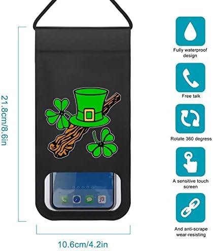FunnyStar dan St Patrick vodootporan torbica za telefon držač Protector suha torba slučaj sa uzicom