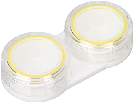 Kontakt kontejner objektiva, prikladno prenosni žuti tweezer Easy Clean kontakt kutija za pohranu kućišta za dom za žene