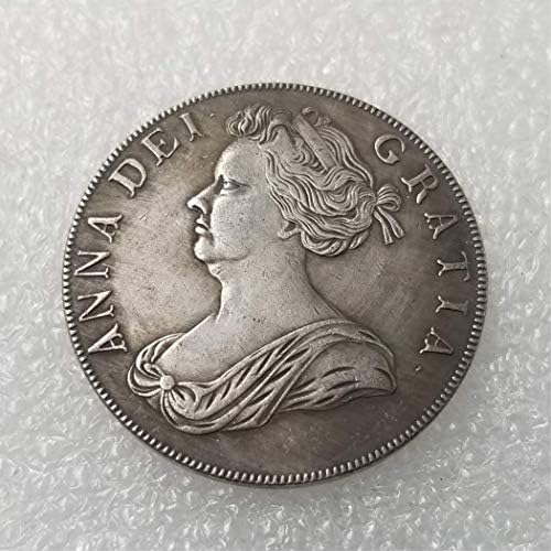 Kocreat Copy 1706 Ujedinjeno Kraljevstvo Velika Britanija Velika Britanija Srebrni dolar Pence Pence Gold Coin Royal Suvenir Coin