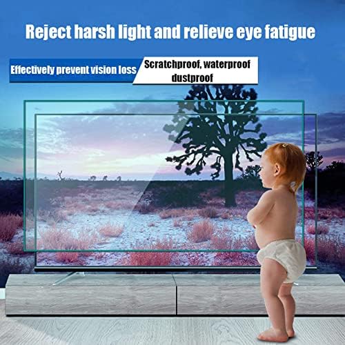 Zaštita za TV ekran visokog prozirnog PET Anti plavo svjetlo / Filter protiv odsjaja ublažava naprezanje očiju i Film za zaštitu očiju,