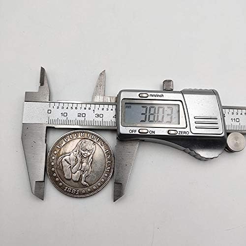 American Morgan Wanderer 1881 Kompletna kovanica kovanica u Bogu verujemo Demon Woman Home Dekoracije zanata za zanat Suveniri