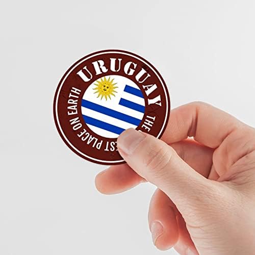 Guangpat Uruguay Flag Stickers najveće mjesto na Zemlji Urugvaj naljepnice Label Country City suvenir 3 inčne naljepnice za branik automobila Branik vode boce za Laptop koverte brtve 20 kom