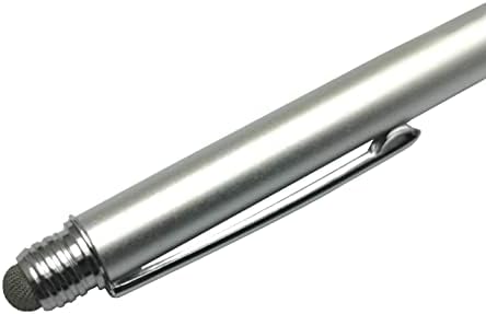 Boxwave Stylus olovkom Kompatibilan je s FLIR T560 - Dualtip Capacitiv Stylus, Fiber Tip diskova Savjet kapacitivne olovke za FLIR T560 - Metalno srebro