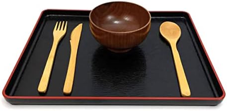 JapanBargain, bambusova viljuška nož kašika pribor za jelo pribor za jelo Set Flatware Set 3pc za višekratnu upotrebu u mašini za