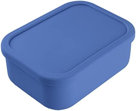 GPPZM silikon Bento kutija izdržljiva ručak s kutijama sa 3 pretinca za skladištenje hrane za smeće sa poklopcem za ručak za grickalice