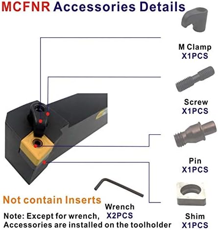 MOUNTAIN MEN strug, CNC alat za struganje MCFNR desna ruka 25 16 20 mm CNC strug za mašinsku obradu Cnmg eksterni držač alata za struganje