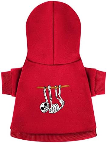 Smiješni spoj skeleton Hoodie pulover Duks duks kućnih ljubimaca odjeća sa kapuljačom kaputa za pse i mačke