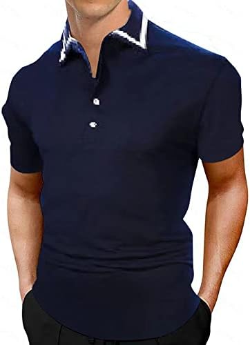 2023 Nova muška modna majica casual kratkih rukava za golf majica u boji Pamuk TOP pamuk gornji skelet Mend dugih rukava