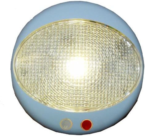 Aqua Signal 16600-7 okrugla LED kupolasta lampa sa zatamnjenjem-5, crveno / toplo bijelo svjetlo