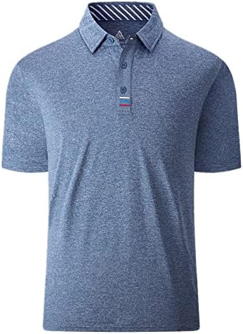 Swisswell Golf majice za muškarce vlage Wicking kratki rukav klasični fit performanse polo majice teniske košulje