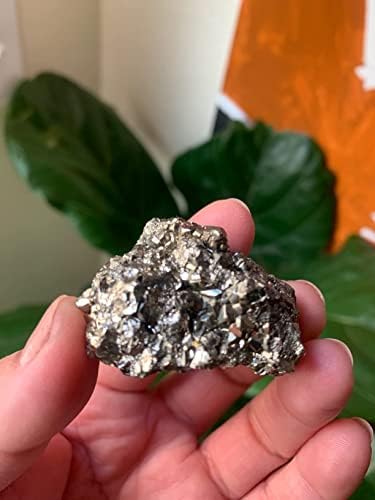 Aashita Creations pirit kamen originalni uzorci klastera - 40 do 80 grama visokog energije prirodno željezo piritsko kameno zlato rock reiki kristal koristi za povećanu volju i manifestaciju