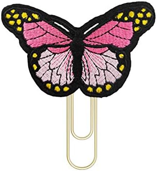 Releer Pink Butterfly Golden Planer za papir, oznake, Dodatna oprema za vjenčanje, Papercrip, uredski pokloni