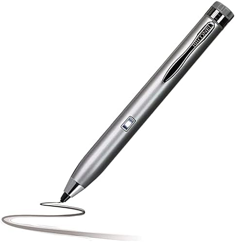 Bronel Srebrna fina tačana digitalna aktivna olovka - kompatibilna sa Lenovo ThinkPad X1 ugljik 10 14