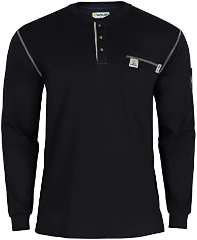 VANLENS Fr majice za muškarce CAT2 / HRC2 vatrootporne košulje 6.5 oz lagane duge rukave vatrootporne košulje