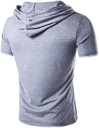 Muška sportska odjeća Muška Casual kratki rukav sa kapuljačom puna majica Top bluza