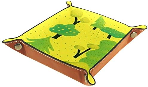Lyetny Cartoon oblikovan kutija za odlaganje slatkiša Sundries TRAY Organizator za radnu površinu Pogodno za putovanja, 16x16cm