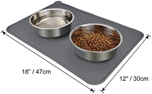 Joytale prostirka za hranu za pse za mačke, 18.5 & 34; x 12 & 34; silikonska vodootporna prostirka za kućne ljubimce za mačiće