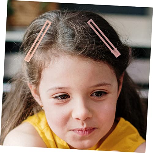 Solustre 8pcs Metal Clip Little Girls Oprema za kosu Claw Clip Girl Girl Clips Cink Legura Duckbill Bang Clip Toddler